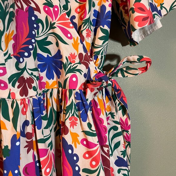 Leota mini wrap dress - Picture 6 of 14